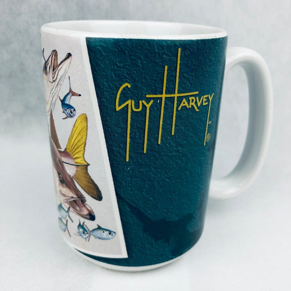 Guy Harvey Fish Design Coffee Cup Fish Art Coffee Mug 2005